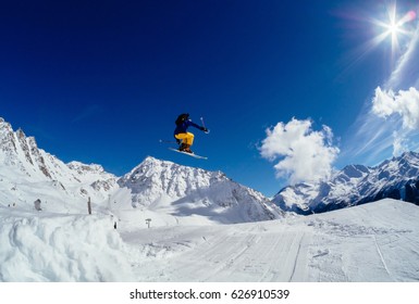 Ski Jump, Verbier, Switzerland