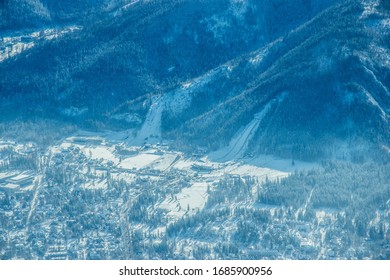 Ski Jump Wielka Krokiew In Zakopane View From Plane