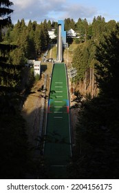 Ski Jumping Hill In Oberhof, Germany