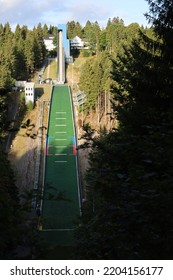 Ski Jumping Hill In Oberhof, Germany