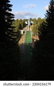 Ski Jumping Hill In Oberhof, Germany