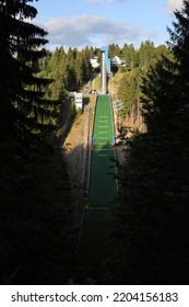 Ski Jumping Hill In Oberhof, Germany