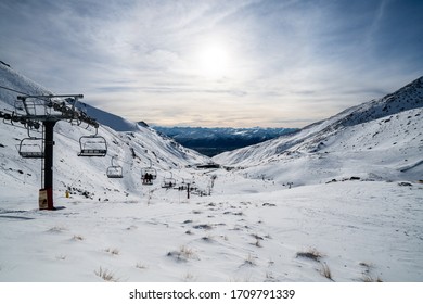 Ski Lift At The Remarkables Ski Field