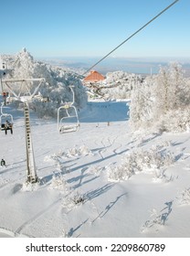 Ski Lift View Of Kartepe Ski Center