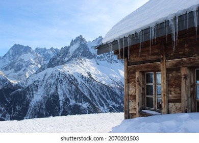 Ski Lodge In Chamonix, France