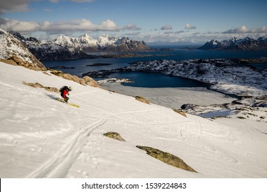 Ski Mountaineering In The Lofoten Islands, Norway