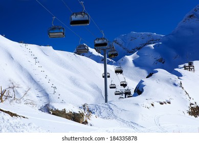 Ski Resort. Krasnaya Polyana, Sochi, Russia