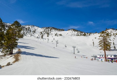 Ski Resort In Lake Tahoe, California. 