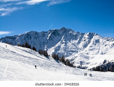 Ski  Resort Les Arcs. France