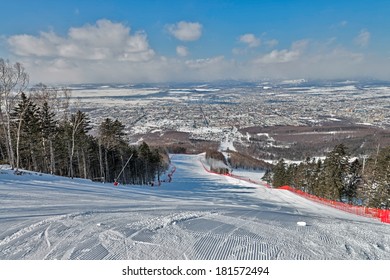 Ski Resort Mountain Air, Sakhalin Island, Russia.