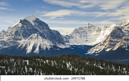 Ski Resort Near Lake Louise, Banff National Park, Alberta, Canada