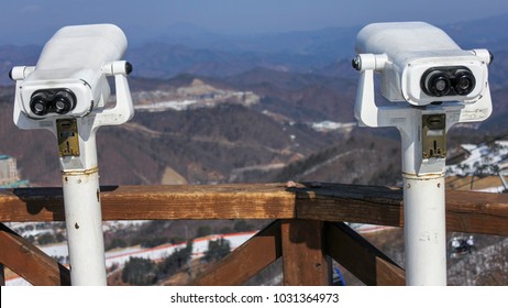 Ski Resort Observation Platform, Telescope