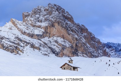 Ski Resort Of Selva Di Val Gardena, Italy