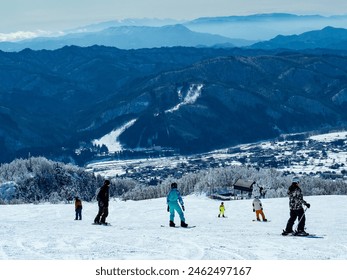 Ski resort slope scenery Hakuba Village, Nagano Prefecture - Powered by Shutterstock