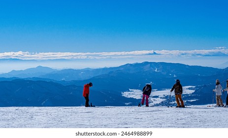 Ski resort slope scenery Hakuba Village, Nagano Prefecture - Powered by Shutterstock