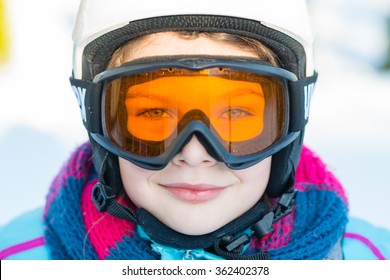 Ski Skier Girl Winter Vacation Snow Stock Photo (Edit Now) 362402378