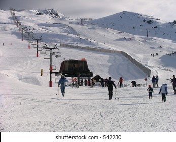 Ski Slope, Cardrona, New Zealand