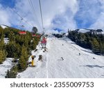 Ski slope at Cerro Catedral, Bariloche, Argentina