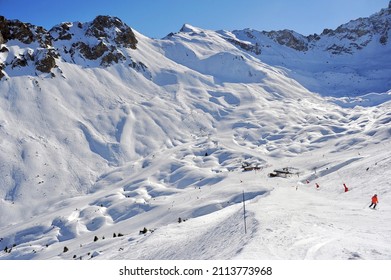 Ski Slopes Of Courchevel Ski Resort 