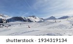 Ski station, Courchevel 1850, Savoie, France