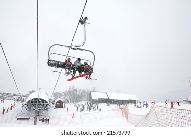 Ski telesiege