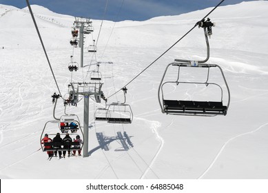 Ski telesiege