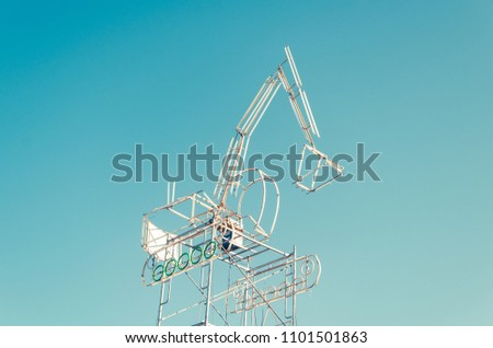 Similar – Image, Stock Photo power. factory. Economy