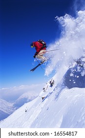 Skier Jumping