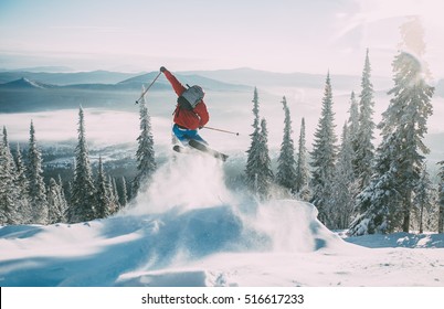 Skier Jumping