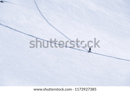 Similar – liften Winter Wintersport