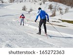 skier race - Metsovo Ioannina Greece