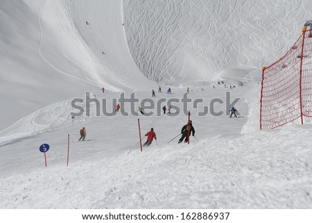 Similar – Foto Bild Skitour | Aufstieg | Arlberg | Österreich