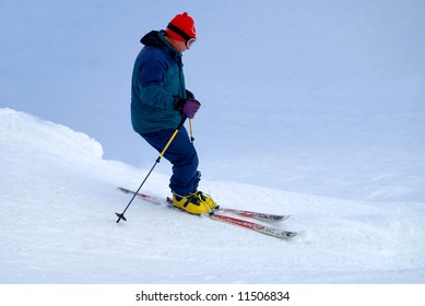 Skiier On The Slope