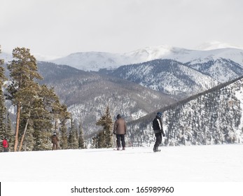 Skiing At Keystone, Colorado.