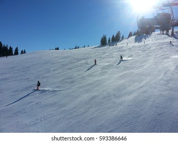 Skiing In Morzine, France 