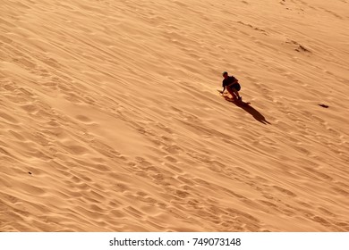 Skiing On The Sand