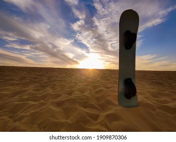 Skiing On Sand And Its Fun In The Desert Of Egypt