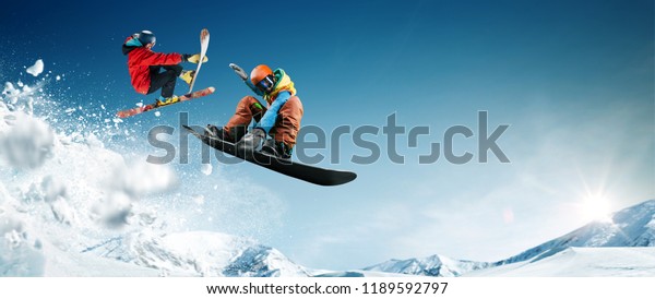 Skiing.\
Snowboarding. Extreme winter\
sports.