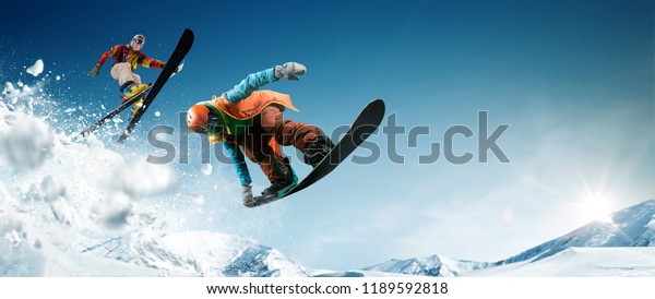 Skiing.\
Snowboarding. Extreme winter\
sports.