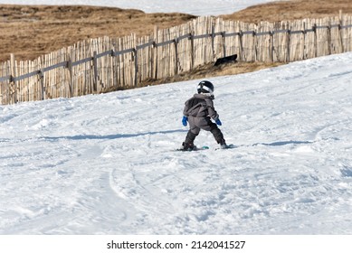 Skiing And Snowboarding At Glencoe Mountain Resort Scotland, March 22nd 2022. 