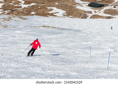 Skiing And Snowboarding At Glencoe Mountain Resort Scotland, March 22nd 2022. 