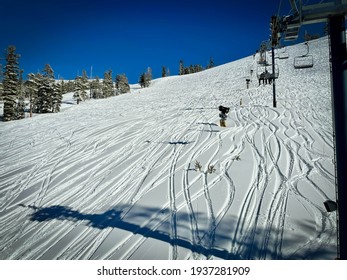 Skiing Sugar Bowl in Tahoe California
