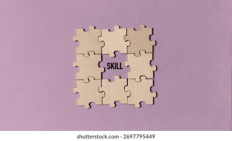 Skill Development Concept: Missing Puzzle Piece Highlighting Essential Skill or Talent