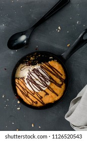 Skillet Cookie And Ice Cream