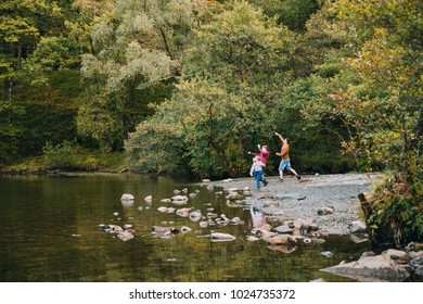 Skimming Stones With Dad