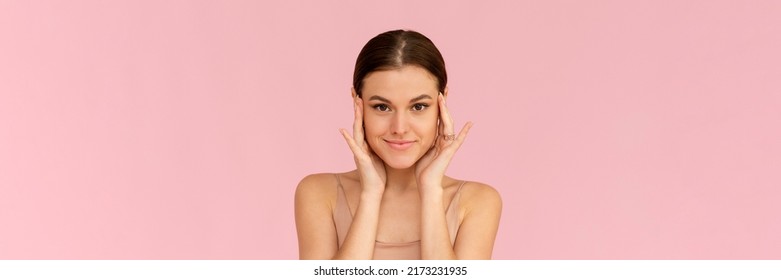 Skin Care Woman Beauty Face Touching Stock Photo Shutterstock