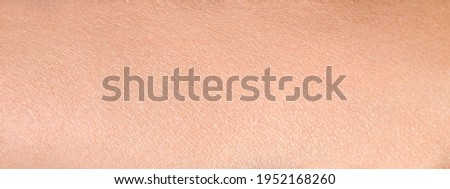 Skin exture macro, close-up, horizontal view