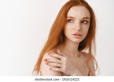 Pale Naked Redhead