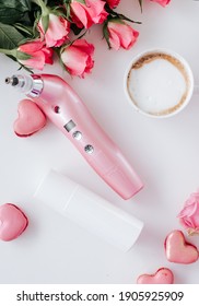 Skincare Bottle With Pink Blackhead Removal As A Gift Or Valentines Day