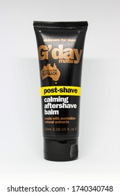 Skincare For Men, G'day Mate Post Shave Calming Aftershave Balm. Made With Australian Natural Extracts 